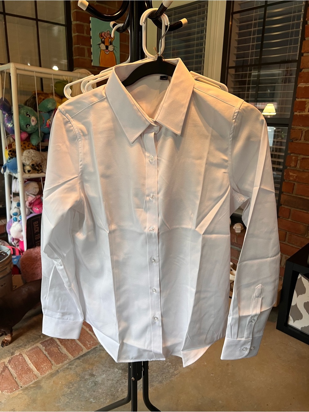 Men's Classic White Dress Shirt - Tailored Fit